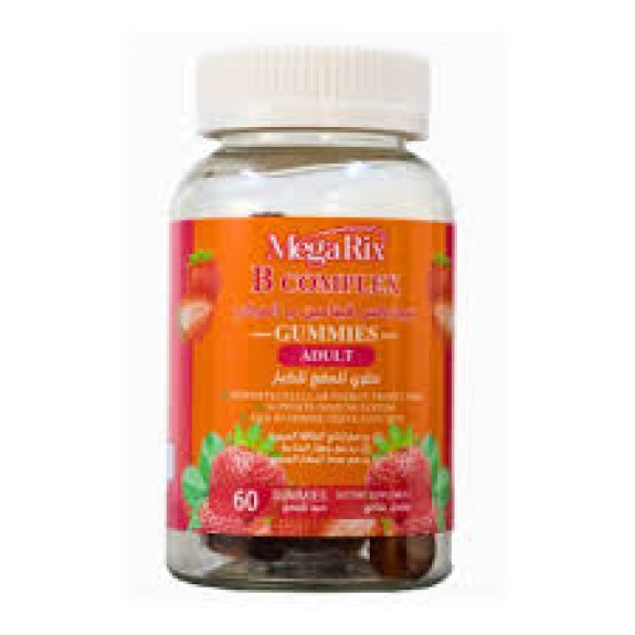 MEGARIX B COMPLEX ADULT GUMMIES 60S